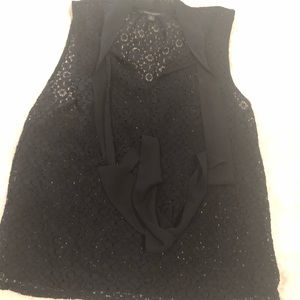 Banana Republic Black Lace Tank